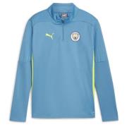 Manchester City Treningsgenser 1/4 Glidelås - Magic Blue/Gul Barn