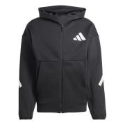 adidas Hettegenser Z.N.E. Full Zip - Sort/Hvit