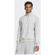 Adidas Original Trefoil Essentials Waffle 1/2 Zip Sweatshirt