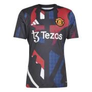 Manchester United Trenings T-Skjorte Pre Match - Sort/Mufc Red/Hvit