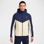 Nike Hettegenser Tech Fleece FZ Windrunner - Navy/Khaki