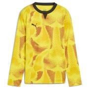 PUMA Keeperdrakt teamTarget - Fluro Yellow/PUMA Svart Barn L/S