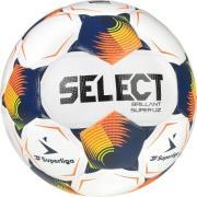 Select Fotball Brillant Super UZ V25 3F Superliga - Hvit/Oransje