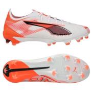 PUMA Ultra 5 Ultimate FG Unlimited - Hvit/Sort/Glowing Red Dame