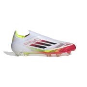 adidas F50 Elite Laceless FG Pure Victory - Hvit/Sort/Gul