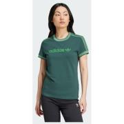 Adidas Original Graphic Badge Slim 3-Stripes Tee