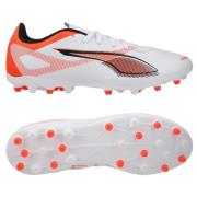 PUMA Ultra 5 Play MG Unlimited - Hvit/Sort/Glowing Red