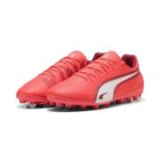 PUMA King Match MG Unlimited - Glowing Red/Hvit/Red Fire