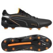 PUMA King Ultimate FG/AG Eclipse - PUMA Svart/Varmebrann/Puma Sølv