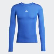 adidas Baselayer Techfit - Blå L/S