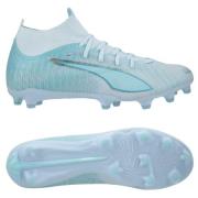 PUMA Ultra 5 Match + FG/AG Light Up - Isblå/Lys Aqua Kvinner LIMITED E...