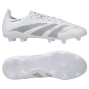 adidas Predator League FG/AG Polar Victory - Fottøy Hvit/Sølv Metallis...