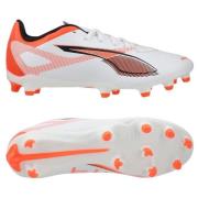 PUMA Ultra 5 Play FG/AG Unlimited - PUMA White/PUMA Svart/Glødende rød...