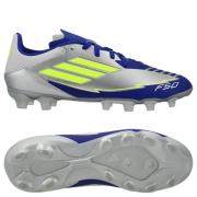 adidas F50 Messi League MG La Vida Rapida - Sølv Metallisk/Gul/Lucid B...