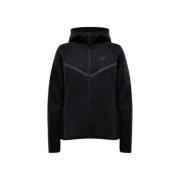 Nike Hettegenser Tech Fleece FZ Windrunner - Sort Dame