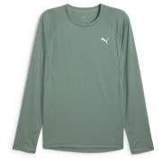 M RUN VELOCITY LONG SLEEVE (POLY) Green Moon