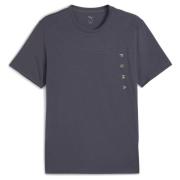 M TAD TECH Triblend Tee Galactic Gray