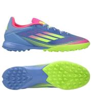 adidas F50 League TF Celestial Victory - Blå fusjon/Lucid Sitron/Lucid...