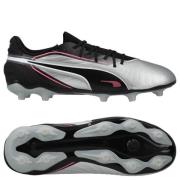 PUMA King Match FG/AG Audacity - Puma Sølv/PUMA Svart/Solen slo til/PU...