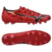 Mizuno Alpha II Pro FG Ruby Red - Rød/Svart/Gull
