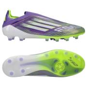 adidas F50 Elite Laceless AG Radiant Blaze - Lilla/Fottøy Hvit/Lucid S...