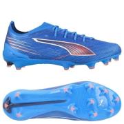PUMA Ultra 6 Ultimate FG Untamed - Ultra Blue/PUMA White/Glødende rød