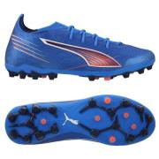 PUMA Ultra 6 Ultimate MG Untamed - Ultra Blue/PUMA White/Glødende rød