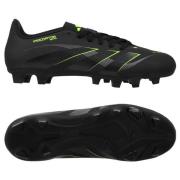 adidas Predator Club FxG Electric Stealth - Svart/Grå/Lucid Sitron