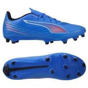PUMA Ultra 6 Play FG/AG Untamed - Ultra Blue/PUMA White/Glødende rød