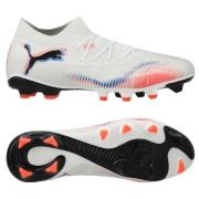 PUMA Future 8 Match FG/AG Untamed - PUMA White/PUMA Svart/Glødende rød