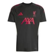 Liverpool Trenings T-Skjorte Tiro 25 - Svart/Strawberry Red/Hvit