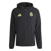 Real Madrid Treningsjakke Tiro 25 Pro Vis Tech Travel - Svart/Lucid Si...