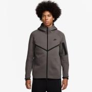 Nike Hettegenser Tech Fleece FZ Windrunner - Grå/Svart