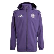 Manchester United Jakke Tiro 25 All Weather EU - Aurora plomme/Hvit/Sv...