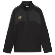 PUMA Treningsskjorte KINGwinter 1/4 glidelås 2.0 - PUMA Svart/PUMA Gol...