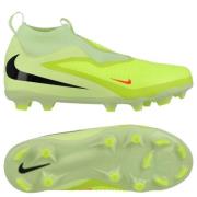 Nike Phantom 6 Academy High Cut MG Max Voltage - Gønn/Svart/Hyper Crim...