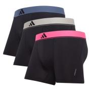 adidas Boksere Active Micro Flex 3-Pakke - Svart/Rosa/Grå/Blå