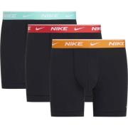 Nike Boxer 3-Pakke - Svart/Oransje/Rød/Bleached Turquoise