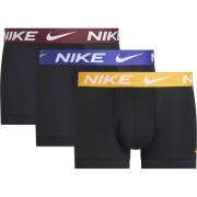 Nike Boksere Essential Micro Dri-FIT 3-Pakke - Svart/Gull/Lilla/Dark T...