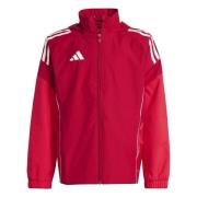 adidas Jakke Tiro 25 Competition All Weather - Rød Barn
