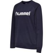 Hummel Go Cotton Logo Genser - Navy Kvinner