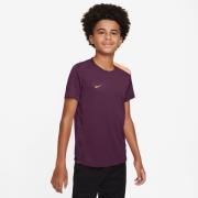 Nike Trenings T-Skjorte Dri-FIT Strike - Bordeaux/Oransje Barn