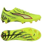 PUMA Ultra 6 Ultimate FG Unleashed - Gul/PUMA Svart/Glødende rød/Lime ...