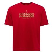 Liverpool T-skjorte Champions - rød/Gull