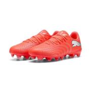 PUMA Future 9 Play FG/AG Unleashed - Glødende rød/PUMA White/PUMA Svar...
