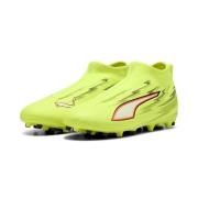PUMA Ultra 6 Match Laceless + MG Unleashed - Gul/PUMA Svart/Glødende r...