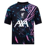 Liverpool Trenings T-Skjorte Pre Match - Svart/Rosa Barn