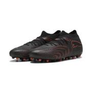 PUMA Future 9 Match MG Eclipse - PUMA Svart/Glødende rød/Strong Gray
