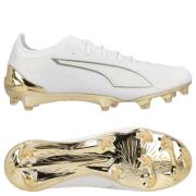 PUMA Ultra 6 Ultimate FG White Gold - PUMA White/Metallisk gull/PUMA S...