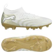 PUMA Future 9 Match FG/AG White Gold - PUMA White/Metallisk gull/PUMA ...